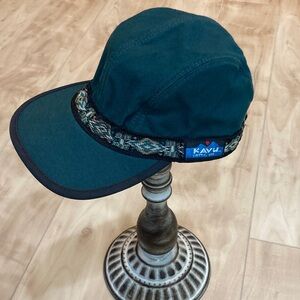 Kavu Dark Teal Hat with Black Trim